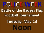 140513 Police Week Football 2