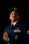 Staff Sgt. David Wallace III, 91st Security Forces Group plans and programs section, poses for a photo at Minot Air Force Base, N.D., May 9, 2014. Wallace was named one of 12 Outstanding Airmen of the Year for 2014. (U.S. Air Force photo/Senior Airman Brittany Y. Auld)