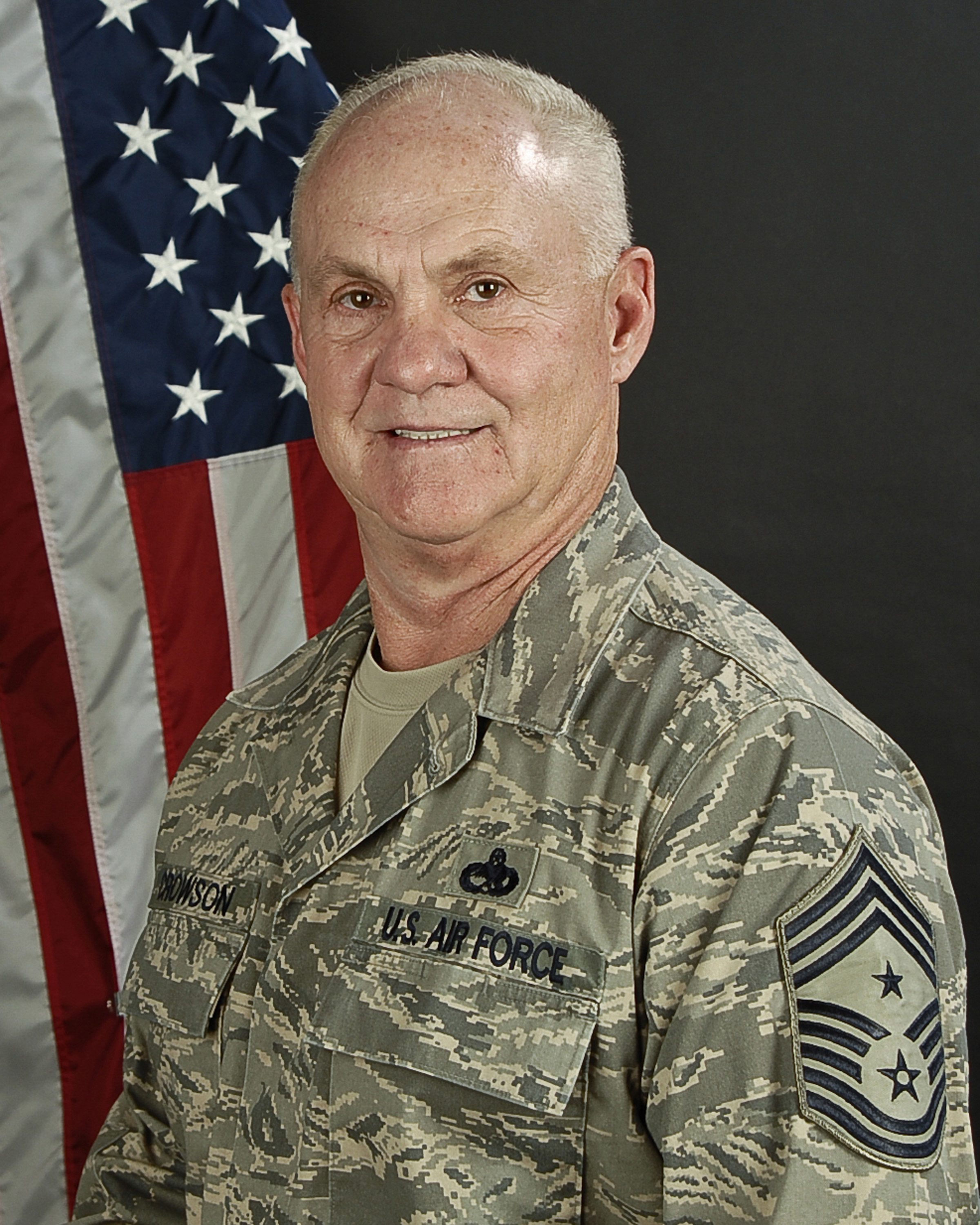 Portrait of South Carolina State Command Chief Master Sgt. Lawrence Crowson