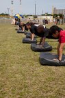 Photo by Lance Cpl. David Hersey


Yuki Ebren practices a Marine Corps Martial Arts Program technique May 2 during a Junior Warrior Day at Kinser Elementary School on Camp Kinser. The students were taught the basic warrior stance along with some simple punches and kicks by Marine volunteers. The students are with the fifth-grade classes of Kinser Elementary School. The Marine volunteers are with 3rd Maintenance Battalion, Combat Logistics Regiment 35, 3rd Marine Logistics Group, III Marine Expeditionary Force.
