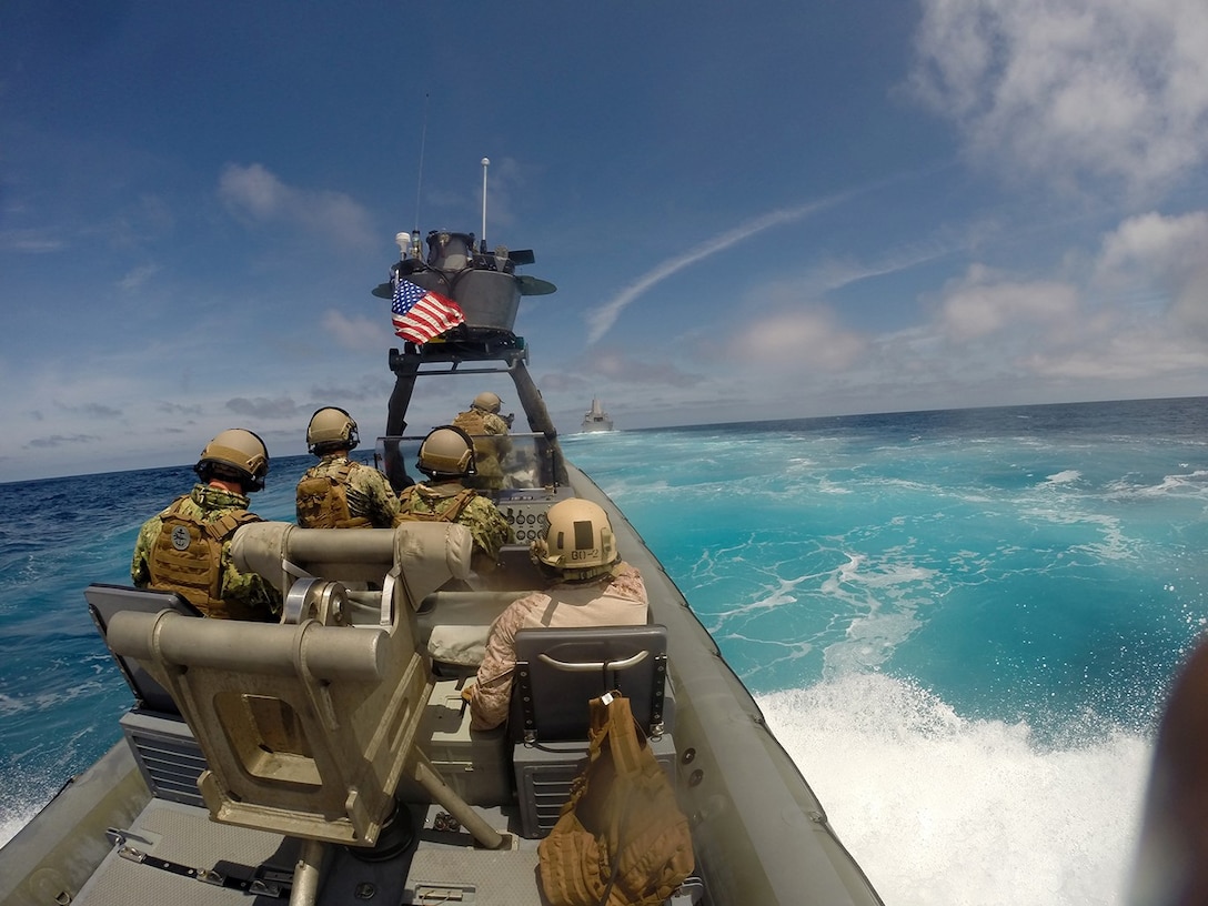 Maritime Raid Force RHIB Training