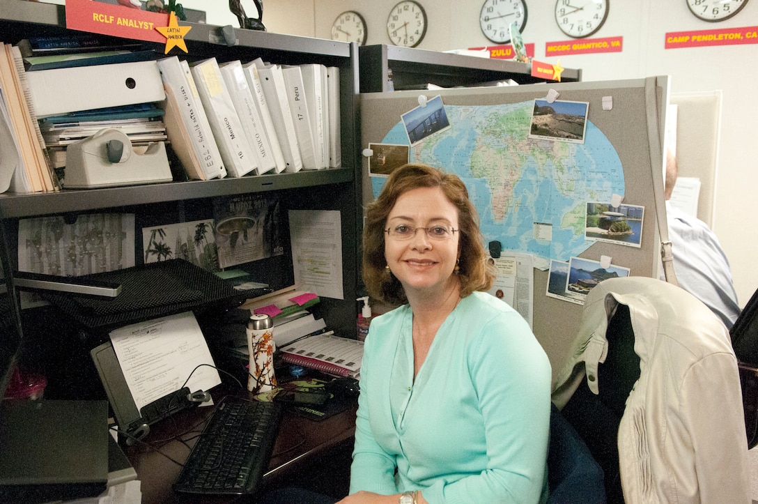 Denise Slater, the Latin America and Cultural Analyst for the Center of Advanced Operational Culture Learning for the Regional Cultural and Language Familiarization Program.