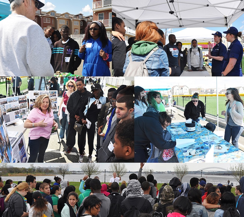 The U.S. Army Corps of Engineers, New York District participated in Environmental Day held in Elizabeth, New Jersey.  The Army Corps strives to promote science, technology, engineering, and mathematics to students at events such as Environmental Day. Army Corps partners included the U.S. Coast Guard, U.S. Environmental Protection Agency, New Jersey State Department of Environmental Protection, Kean University, New York/New Jersey Baykeeper, Infineum, Phillips 66, and  Dupont. 