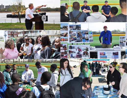 The U.S. Army Corps of Engineers, New York District participated in Environmental Day held in Elizabeth, New Jersey.  The Army Corps strives to promote science, technology, engineering, and mathematics to students at events such as Environmental Day. Army Corps partners included the U.S. Coast Guard, U.S. Environmental Protection Agency, New Jersey State Department of Environmental Protection, Kean University, New York/New Jersey Baykeeper, Infineum, Phillips 66, and  Dupont. 