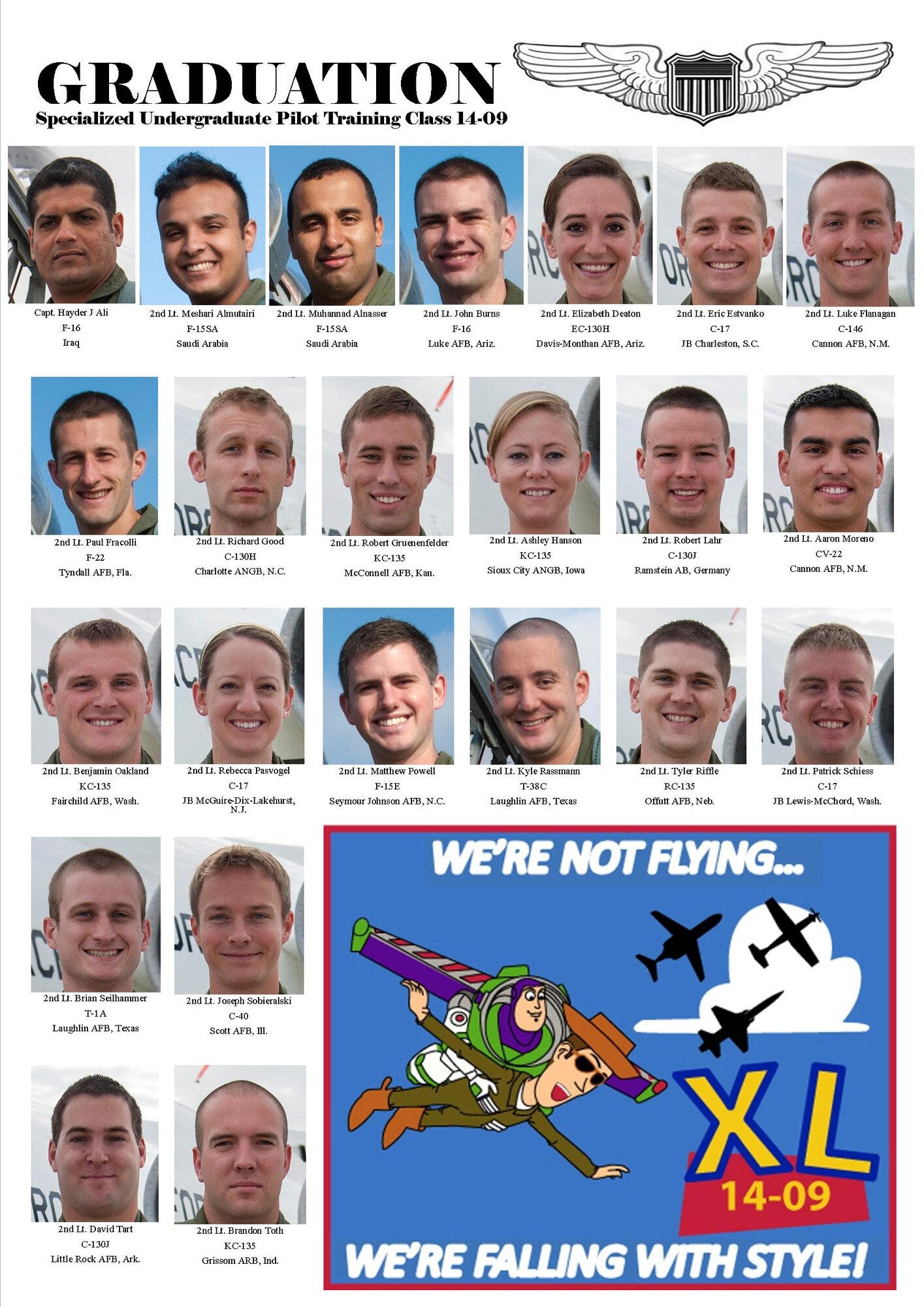 SUPT Class 14-09 set to graduate 
