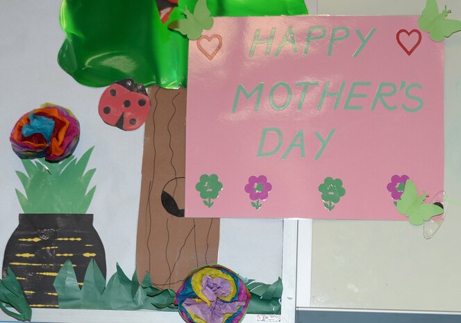 Students at Marine Corps Logistics Base Albany’s Child Development Center present a Mother’s Day skit during a program held in honor of the CDC’s mothers. A luncheon culminated the celebration, which was held at the center, Friday