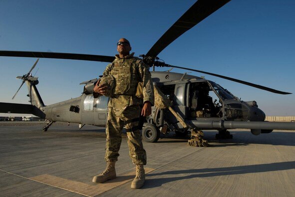 Master Sgt. Travon Dennis, 94th Logistics Readiness Squadron first sergeant, serves as first sergeant for the 651st Air Expeditionary Group during a recent deployment to Camp Bastain, Afghanistan. (Courtesy photo)