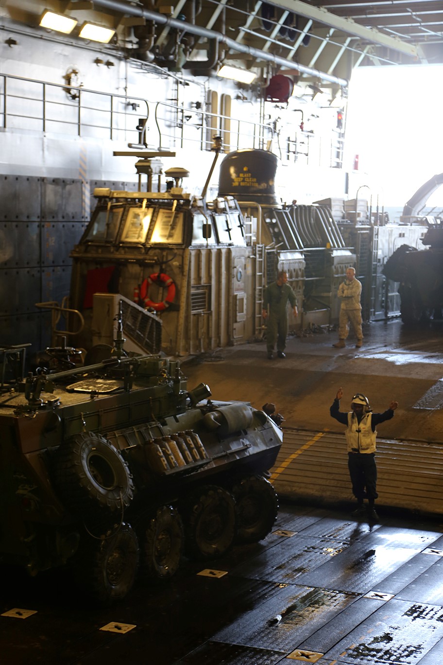 Light Armored Vehicle Loading