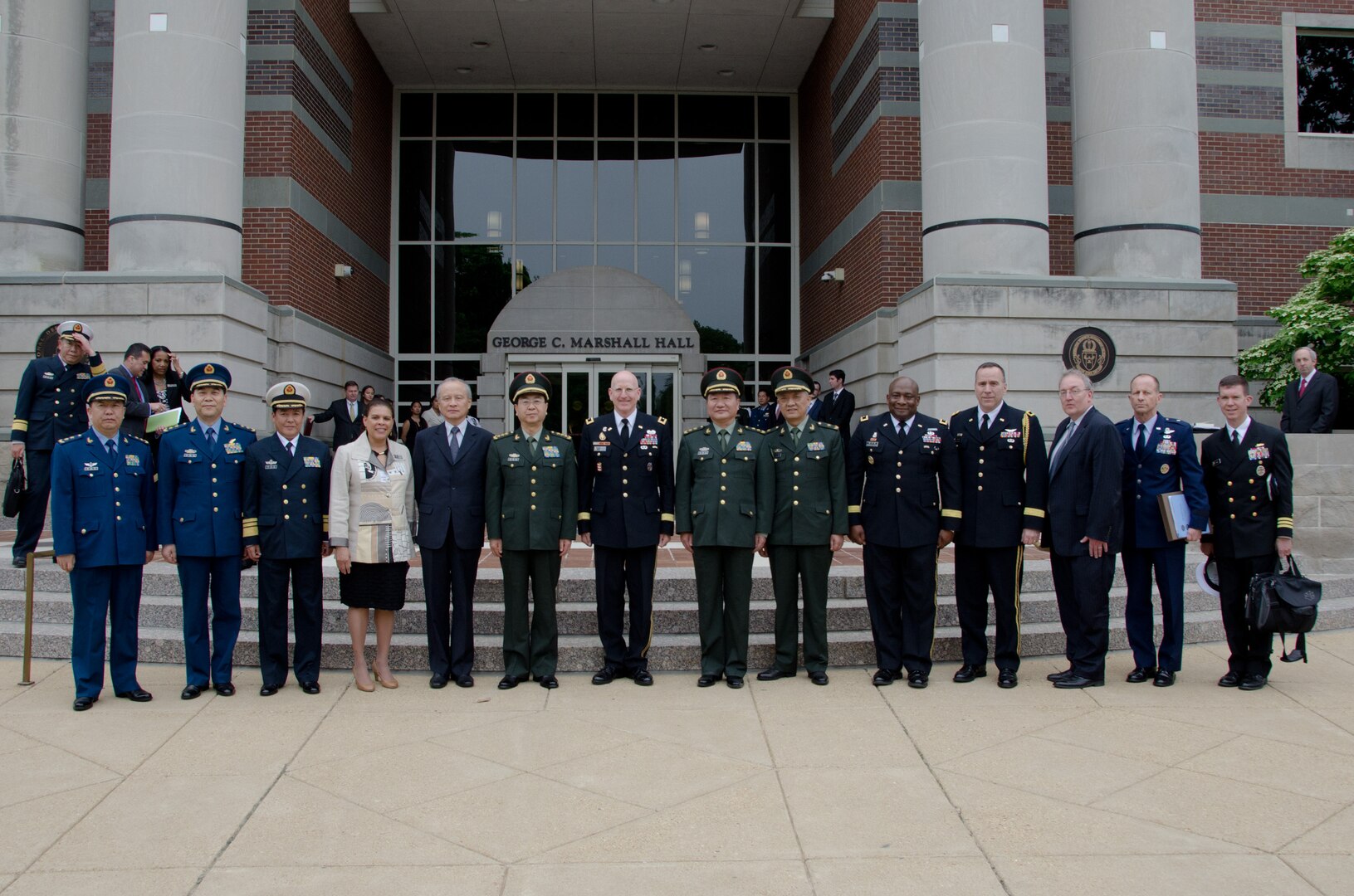 A delegation led by Chinese People’s Liberation Army Chief of General Staff General Fang Fenghui visits NDU.