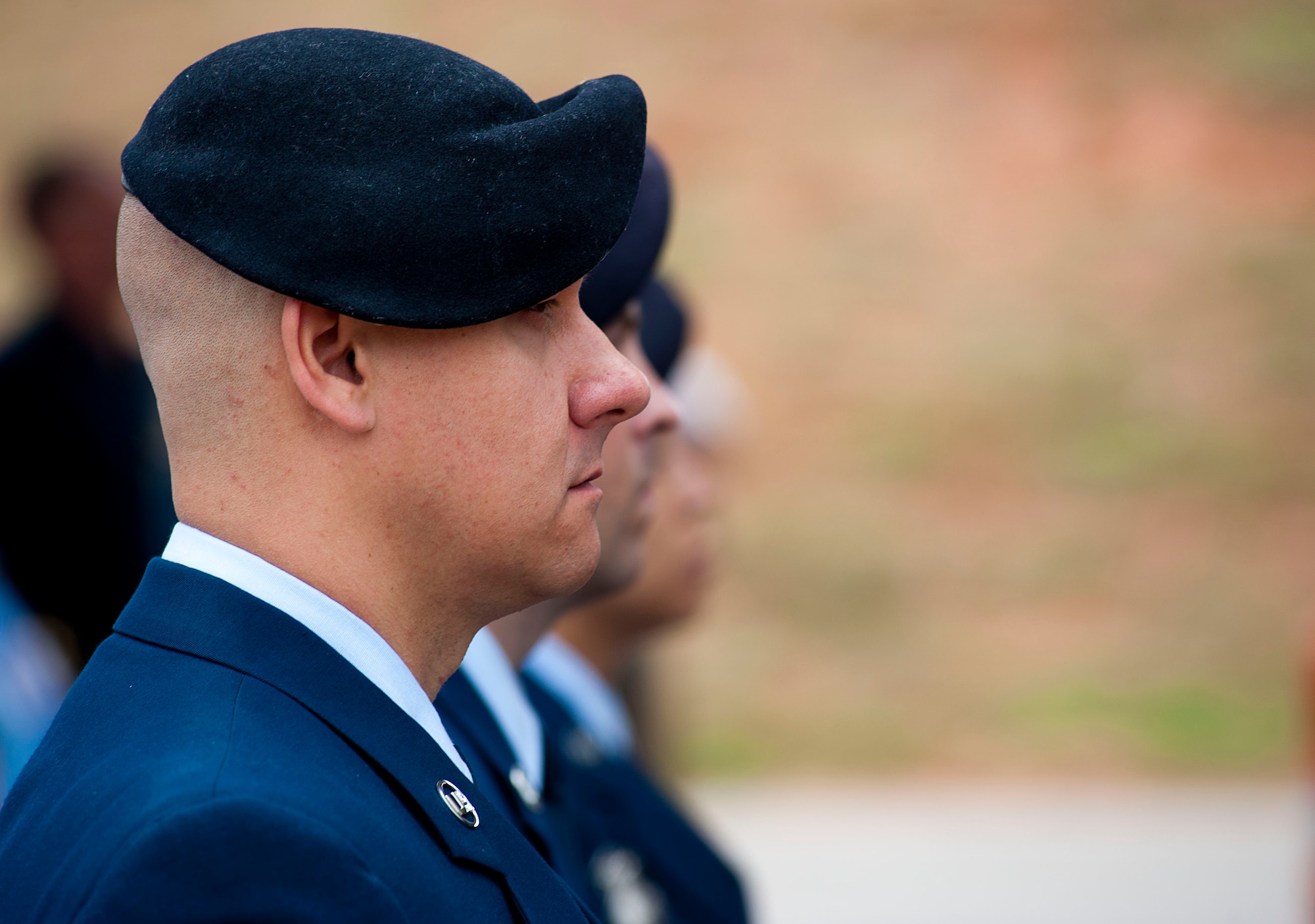 The 82nd Security Forces Squadron was present at a commemoration ceremony in downtown Wichita Falls May 12, 2014, along with local, state and municipal police to honor National Police Week. In 1962, President John F. Kennedy signed a proclamation designating May 15th as Peace Officers Memorial Day and the week in which that date falls as Police Week. (U.S. Air Force photos by Airman 1st Class Jelani Gibson)