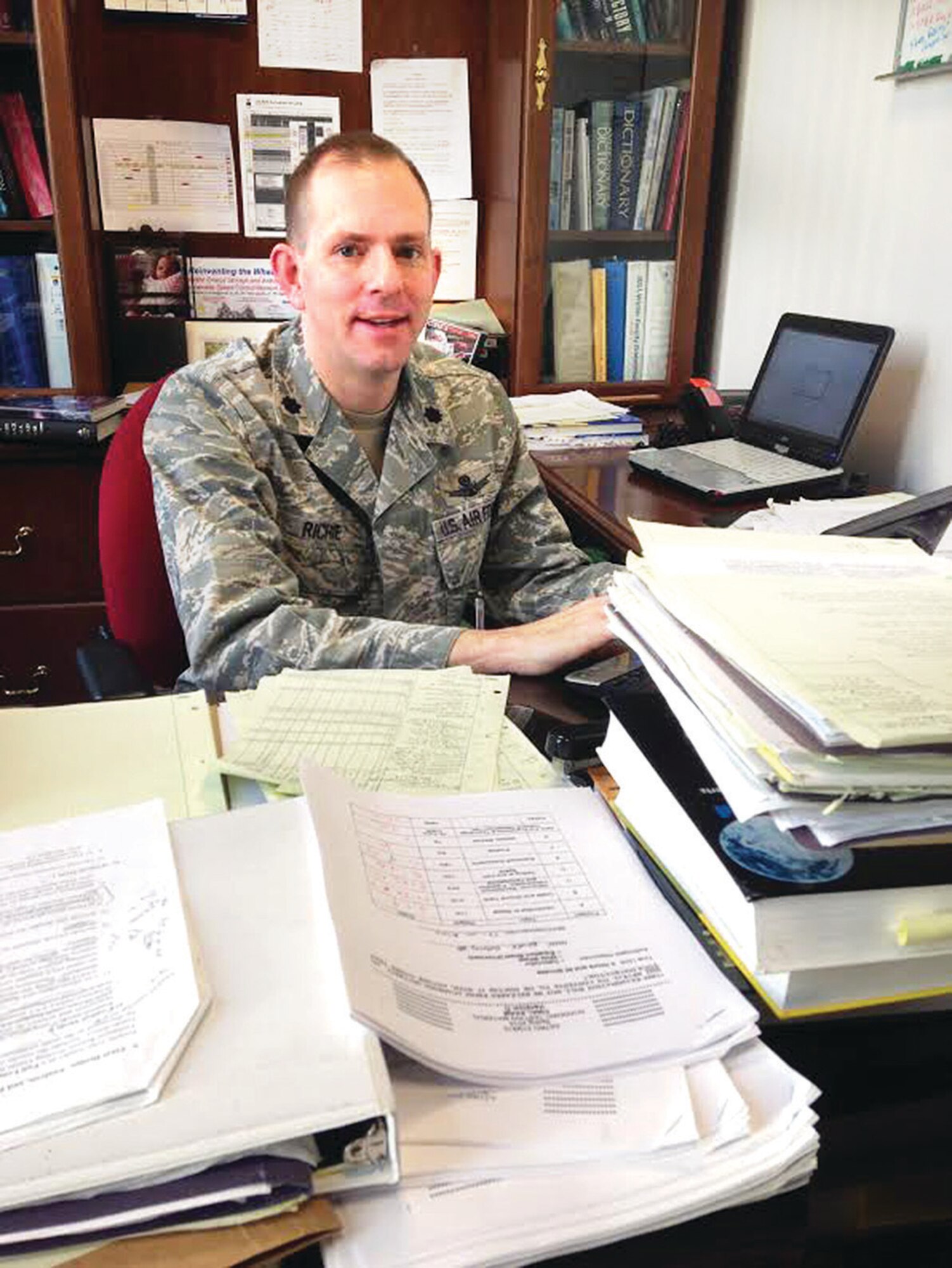 Lt. Col. David Richie (Col. Martin France/U.S. Air Force photo)