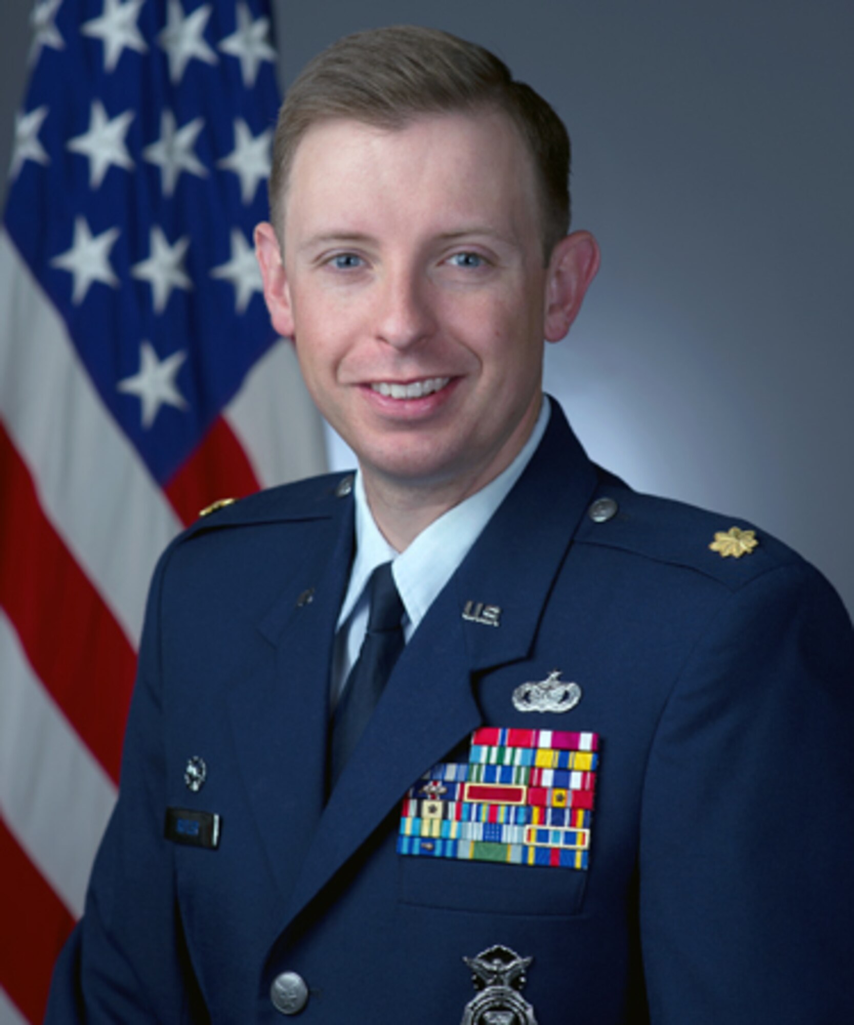 Maj. Matthew Butler, 571st Global Mobility Readiness squadron commander