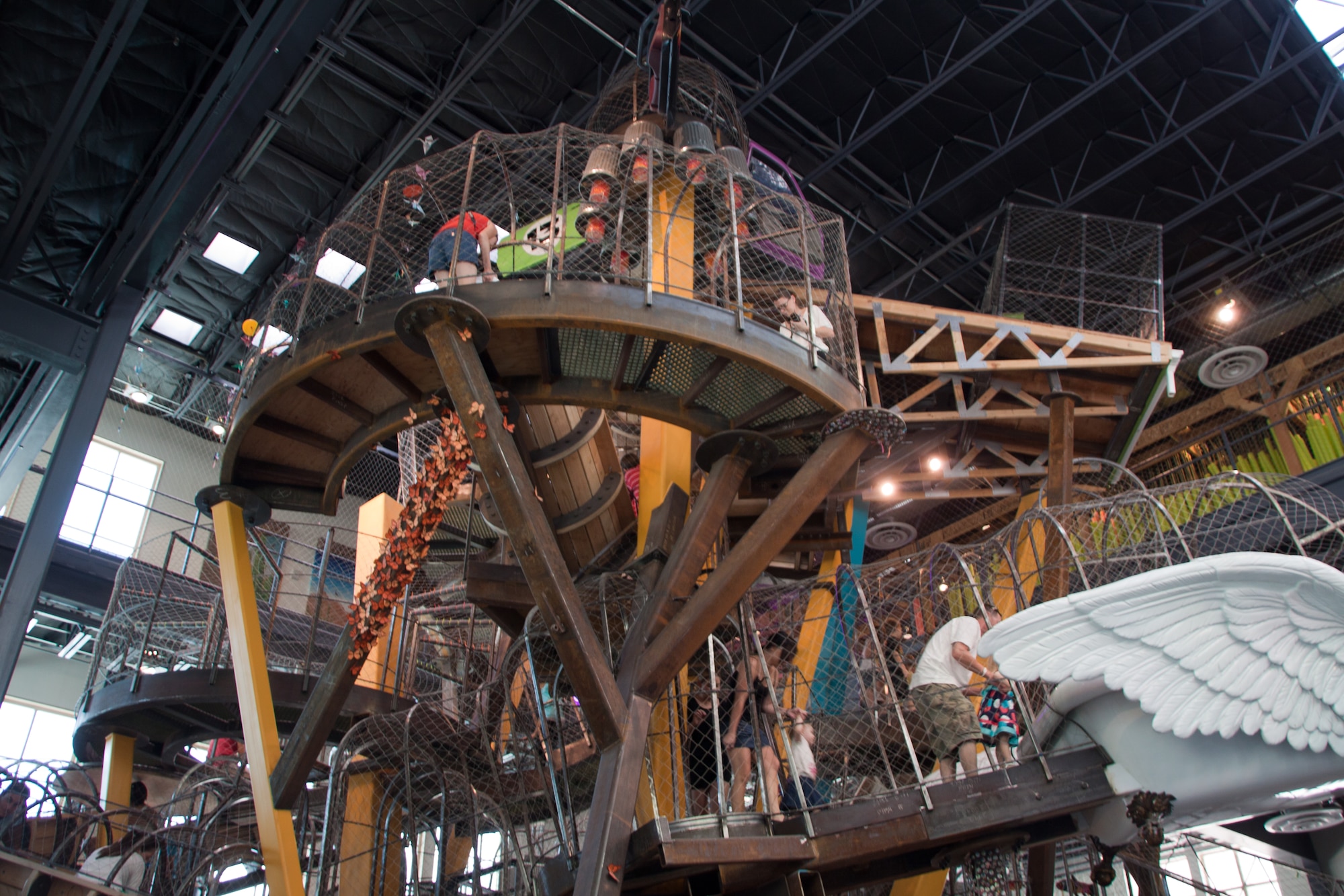A giant maze-like structure is one of the first activities guests will see at the Children’s Museum of Phoenix. (Courtesy photo)  