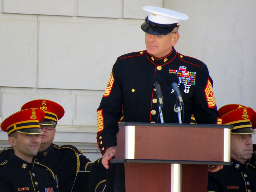 Marine Corps Sgt. Maj. Bryan B. Battaglia, Senior Enlisted Advisor To ...