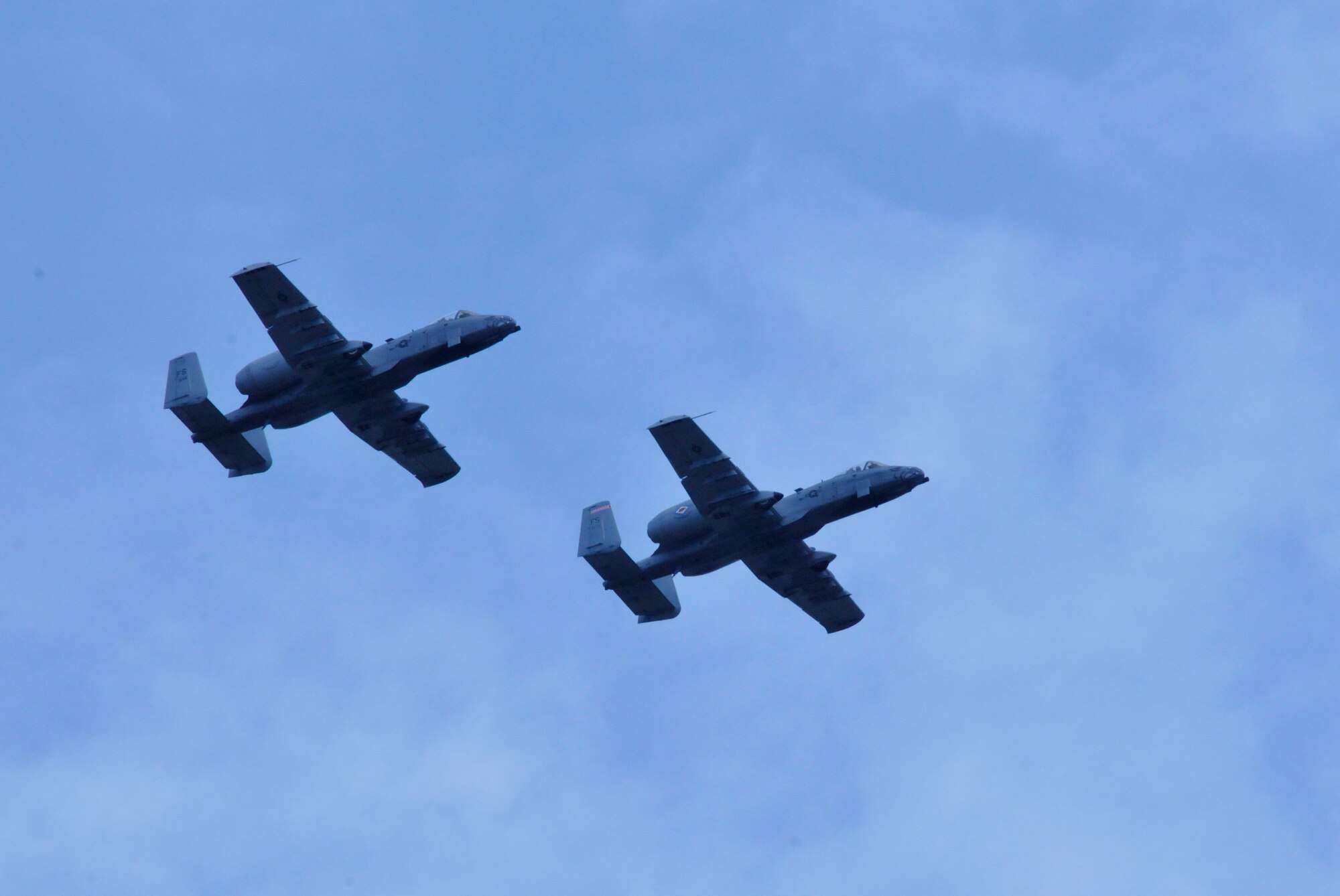 Maj. Doug Davis, 188th Detachment 1 commander, and Lt. Col. Marty Dahlem, 188th Operations Support Squadron commander, flew the 188th Fighter Wing’s final A-10 Thunderbolt II “Warthog” training mission May 16, 2014, at Ebbing Air National Guard Base, Fort Smith, Arkansas. (U.S. Air National Guard photo by Tech Sgt. Josh Lewis/released)

