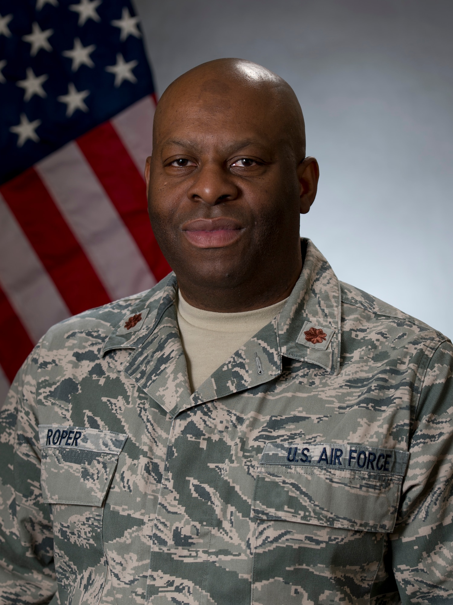 Deployed photograph of Maj. Bobby Roper. (U.S. Air Force photo by Staff Sgt. Jeremy Bowcock)