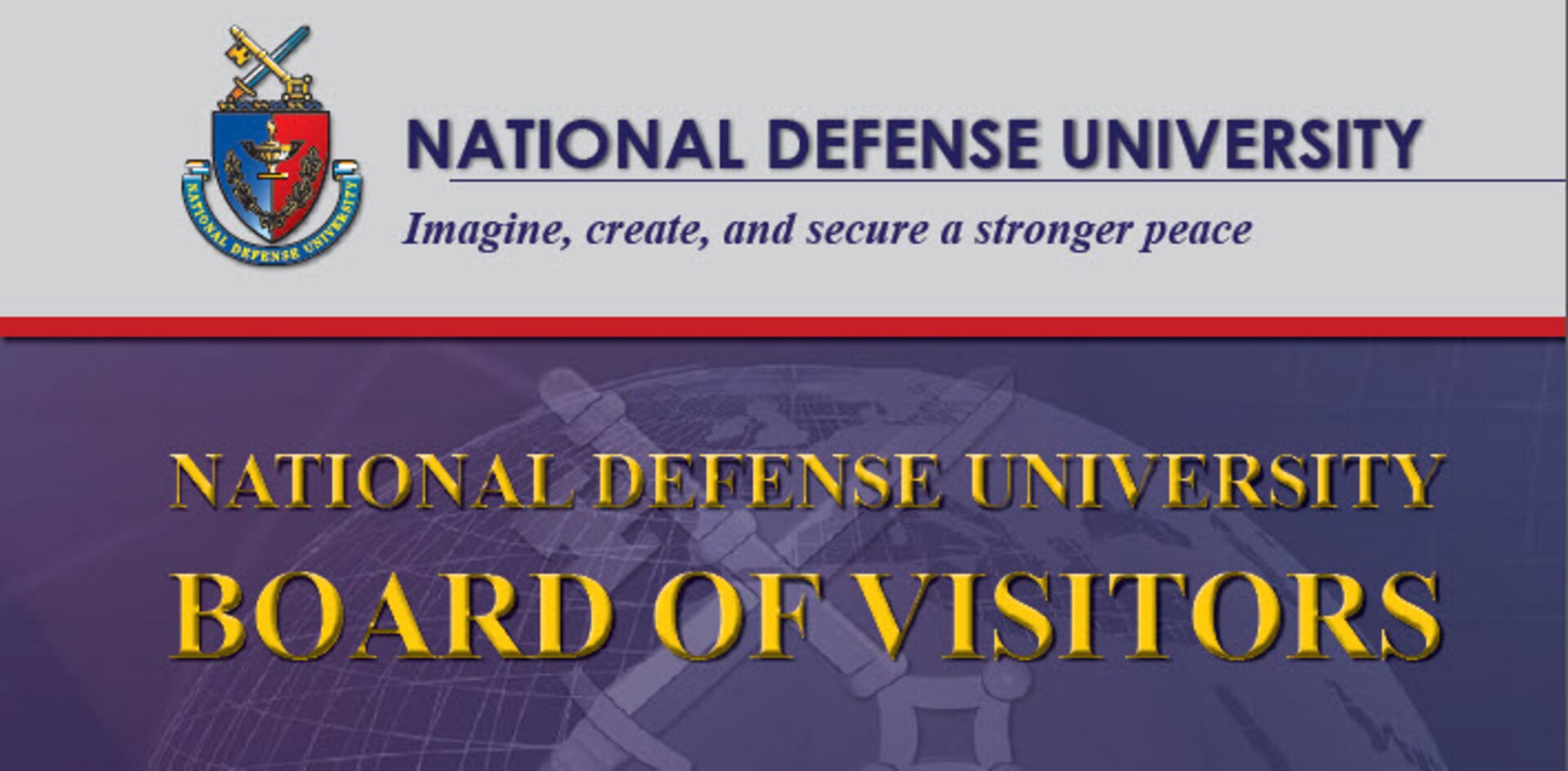 Cover of the May 2014 NDU Board of Visitors Bio Book. 