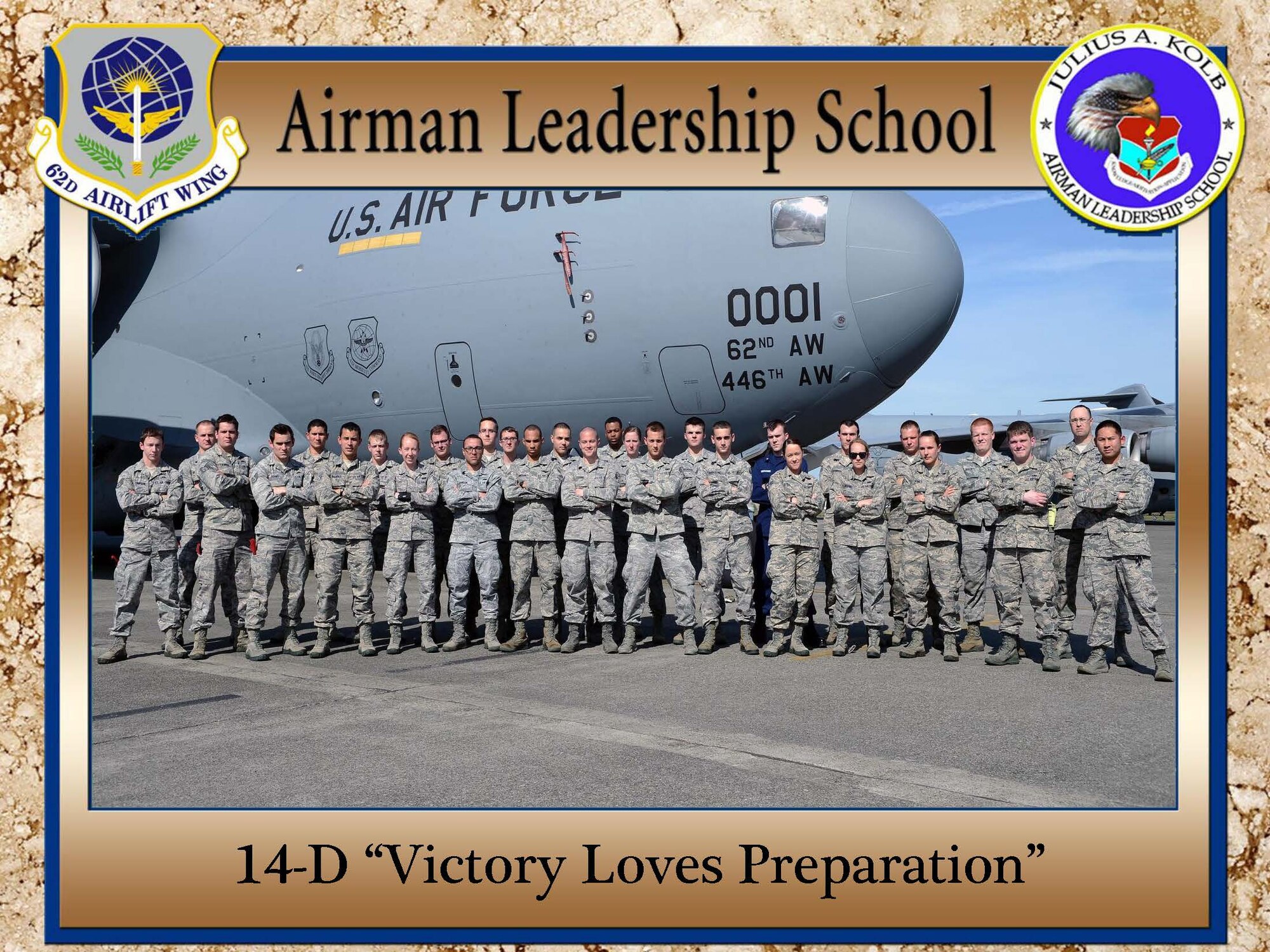 Congratulations to the following Airmen who graduated Julius A. Kolb Airman Leadership School May 15, 2014, at Joint Base Lewis-McChord, Wash.(Curtesy photo)
