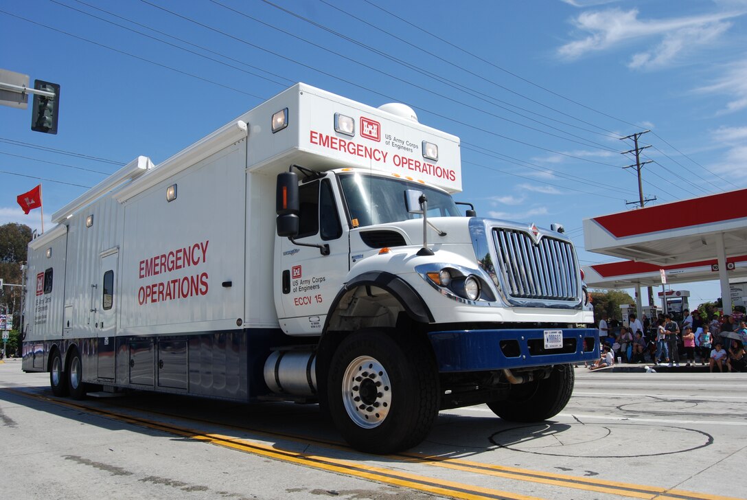 The centerpiece of the District’s participation was its Emergency Command and Control Vehicle, a 47-foot truck designed to provide a communication platform for first responders in areas hit hard by disasters. The ECCV provides communications and workspace for 11 people and is totally self-contained for up to 72 hours before additional fuel or alternative power is required. There are 15 ECCVs located across the continental United States. 