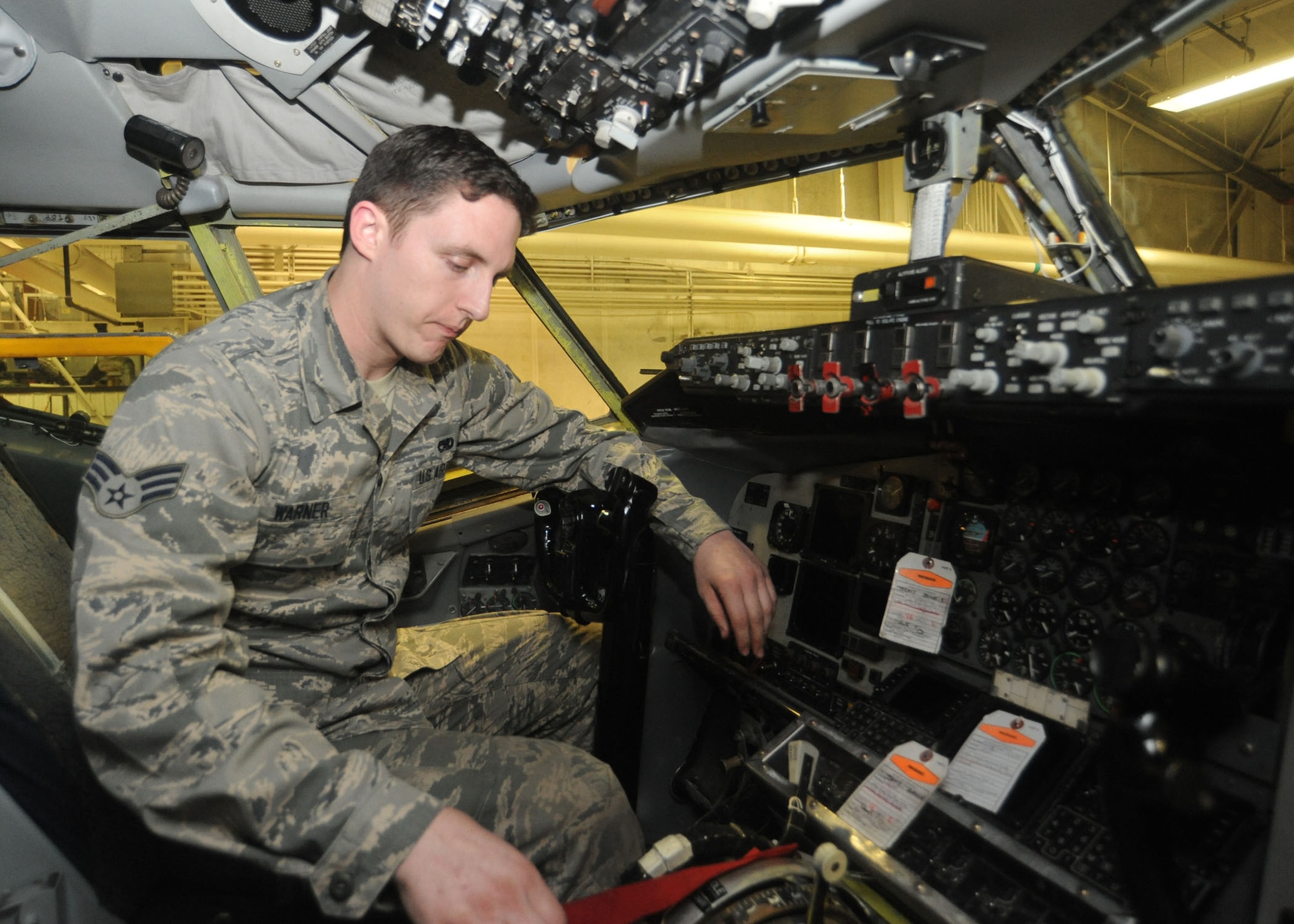 Senior Airman Jacob Warner has been selected as a member of Team Fairchild's elite, Fairchild's Finest, at Fairchild Air Force Base, Wash. Warner is a 92nd Maintenance Squadron aircraft fuel systems journeyman and a Sacramento, Calif., native. (U.S. Air Force photo by Airman 1st Class Sam Fogleman/Released)