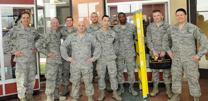 The 5th Communications Squadron's Cable Shop manages a $520K Base Telephone
Switch contract and Dial Central Office facility with $15M of cyber
infrastructure.  They direct daily operations and maintenance of three
telephone switches servicing 7,900 phone lines at 309 facilities.  They also
maintain 108 circuits for redundant and reliable data connectivity for 164
buildings in an 8.5K square mile missile field.