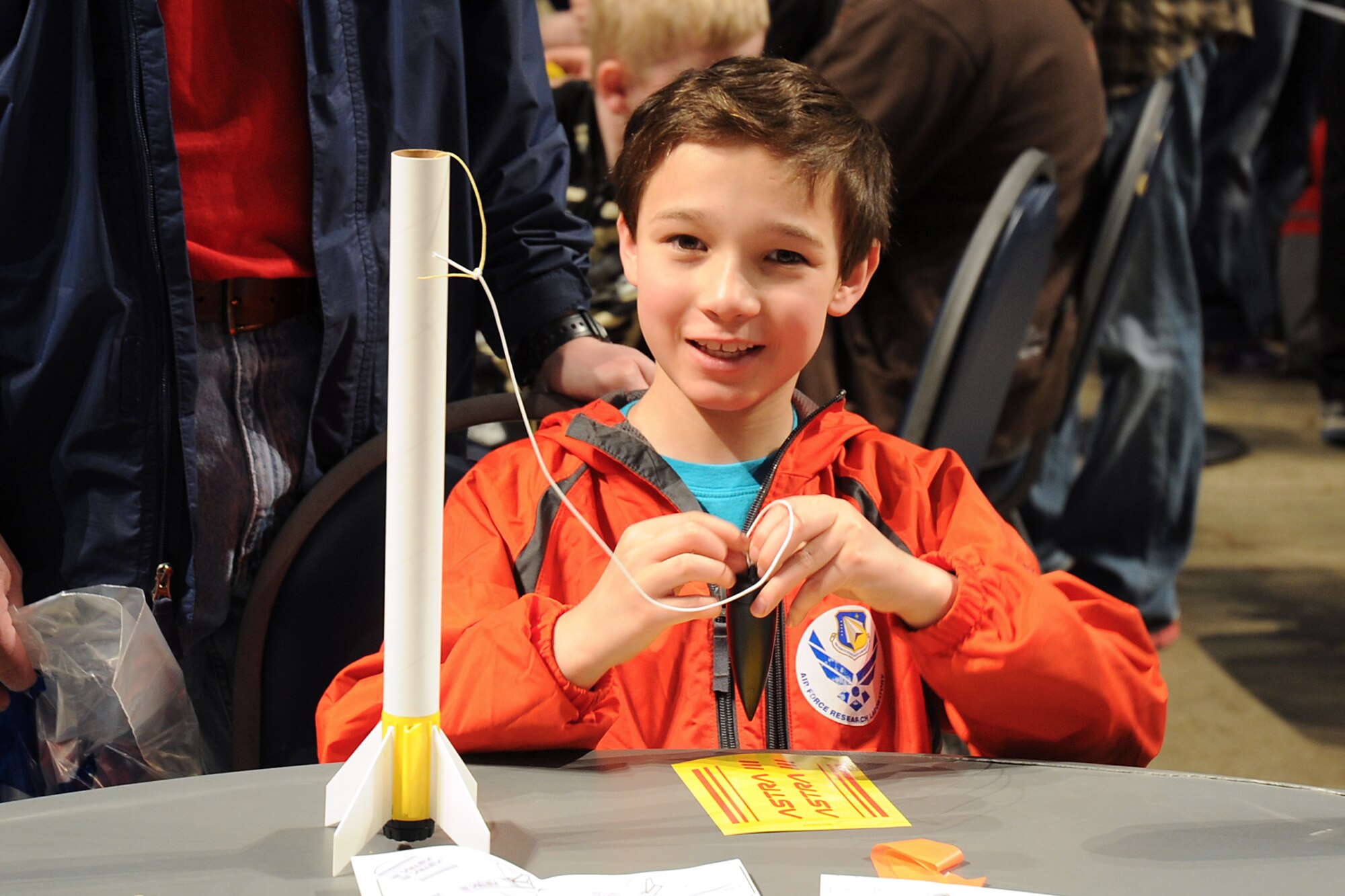 DAYTON, Ohio (05/2014) -- Participants enjoyed a number of hands-on activities during Space Fest on May 16-17 at the National Museum of the U.S. Air Force. (U.S. Air Force photo)