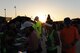 Race participants line up at the check-in table for the quarterly Dutch Sports Organization Half Marathon May 18, 2014, Incirlik Air Base, Turkey. The 13.1 mile-long course started and ended at the 