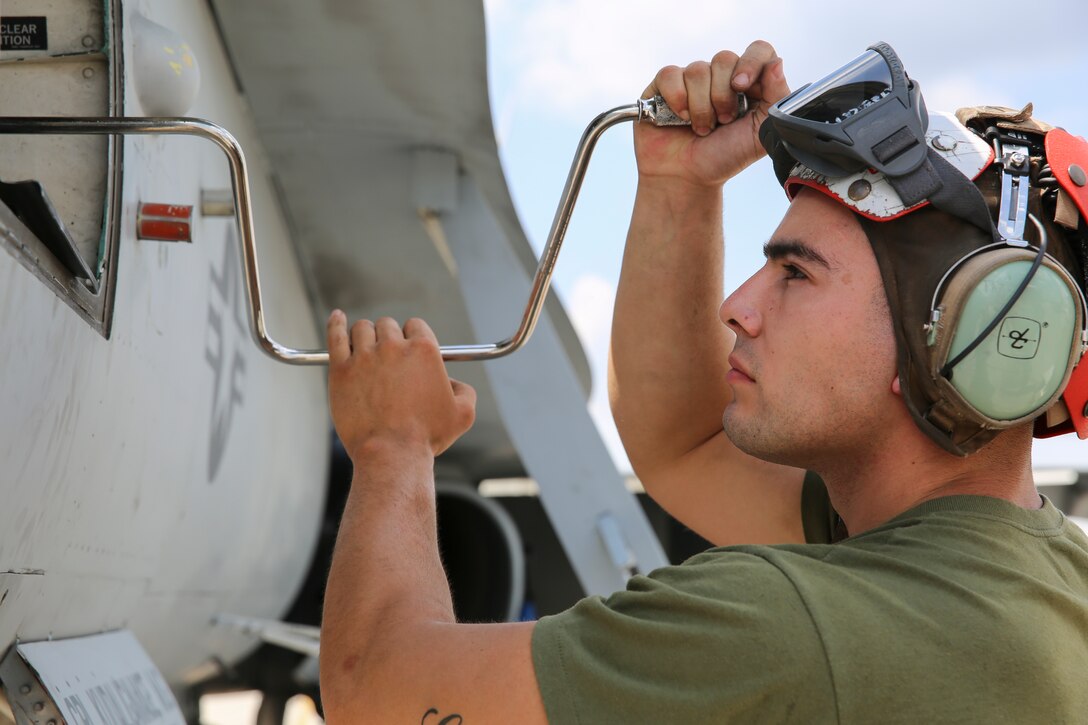 Fighter jets are a common sight at Marine Corps Air Station Beaufort, soaring and roaring past overhead. Pilots train relentlessly day and night, practicing air to air combat, air to ground combat, studying weapons and tactics, and dropping ordnance.