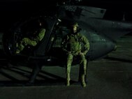 Air Force Special Tactics Chaplain (Capt.) Chad Montgomery on a recent mission. Montgomery was named the Air Force’s top company grade chaplain in a recent announcement by Major General Howard Stendahl, chief of chaplains (courtesy photo). 