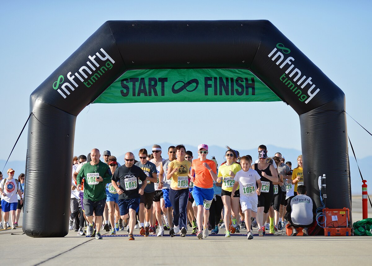 Team Edwards makes 'history' with inaugural run > Edwards Air Force