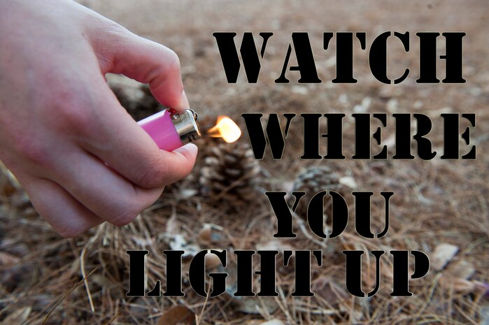 The summer season is the time to unwind, but not a time to get complacent with fire safety.  Fire restrictions were implemented in Southern Nevada on May 16. For more info on fire restriction go to, http://www.nps.gov/lake/parknews/fire-2014.htm or http://forestry.nv.gov/fire-program/current-fire-restrictions/.  (U.S. Air Force photo illustration by A1C Thomas Spangler)  
