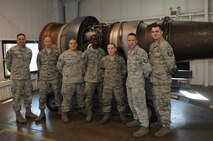 The 5th Maintenance Squadrons Electro-Environmental Section has 16 technicians who support multiple agencies on Minot AFB, to include the 91st Missile Wing, 5th Operations Group and 5th Maintenance Group.  They service and repair 19 liquid and gaseous oxygen carts, perform major aircraft phase inspections and maintenance on the 5th Bomb Wing’s B-52H aircraft and 91st Missile Wing's UH-N1 helicopters. Due to limited manning and experience levels the shop consistently teams up with Aircraft Maintenance Squadrons Electro-Environmental section when aircraft require complex troubleshooting or during large aircraft generations to get the mission done.  The section currently has 6 members deployed to Ellsworth and Andersen AFB, Guam providing outstanding support to back shop and flight line operations.