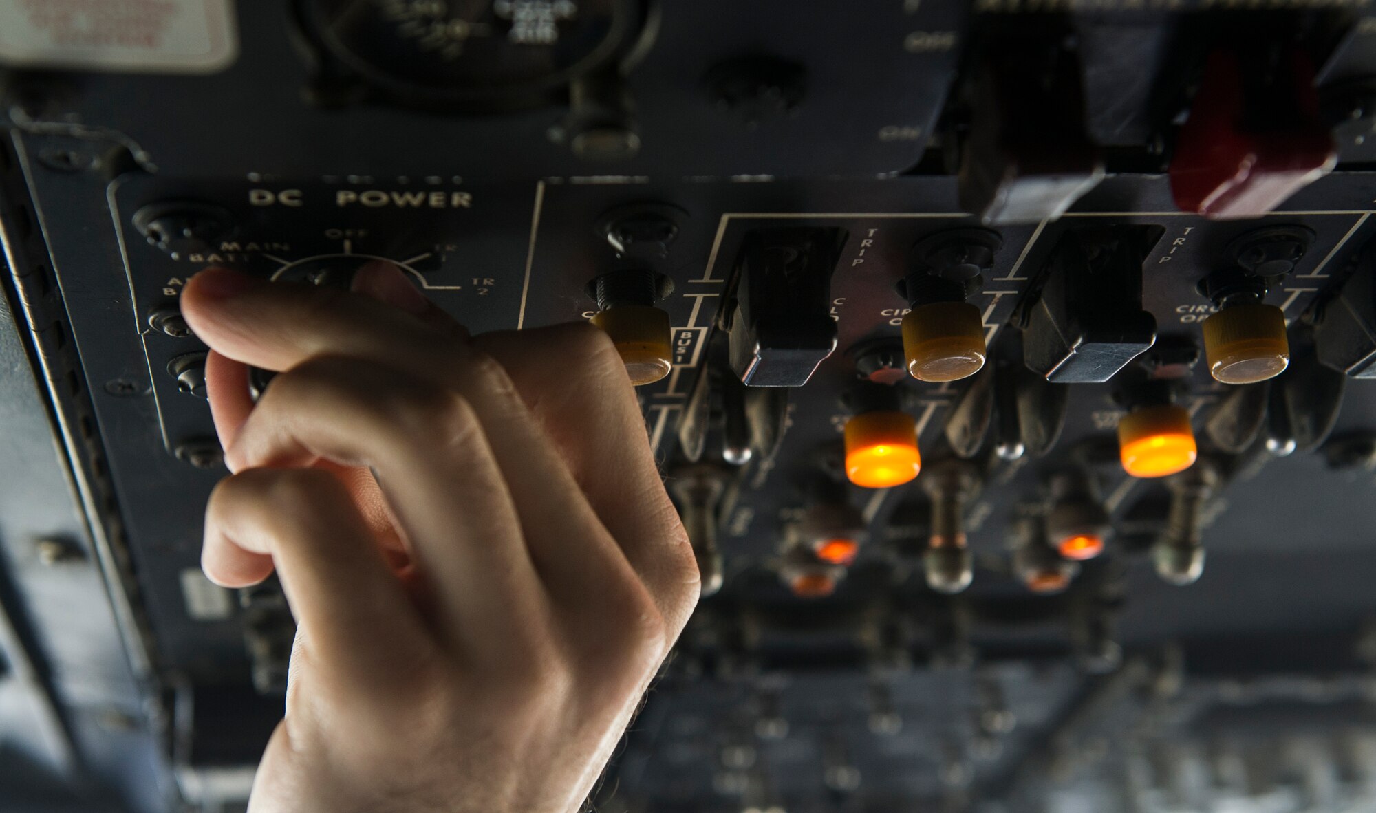 KEFLAVIK, Iceland -- A KC-135 Stratotanker pilot deployed with the 48th Air Expeditionary Group prepares for takeoff during a training mission on Keflavik International Airport May 28, 2014.  The group is deployed for the NATO mission of Icelandic Air Policing. (U.S. Air Force photo/Tech. Sgt. Benjamin Wilson)(Released)