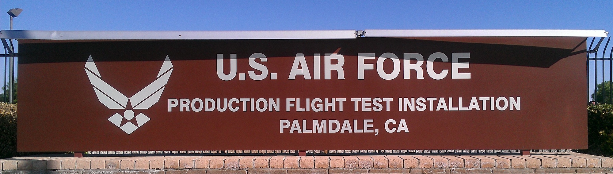 U.S. Air Force Plant 42 located in Palmdale, Calif. (U.S. Air Force photo)
