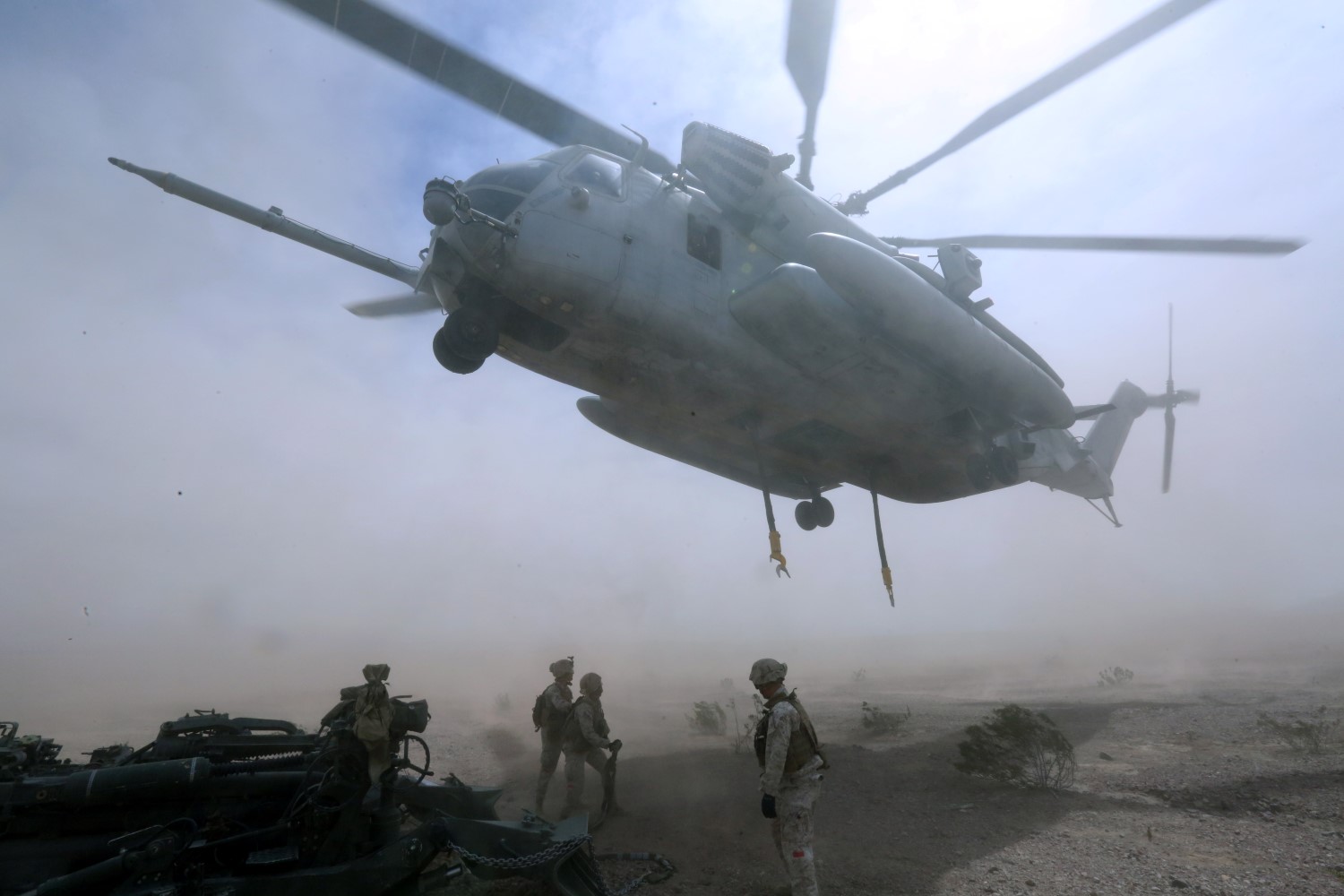 Marines Cannons Take Flight