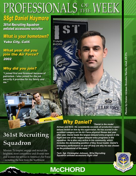 Staff Sgt. Daniel Haymore(U.S. Air Force graphic/Adamarie Lewis-Page)