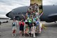 Girl Scouts from eastern North Carolina tour a KC-135R Stratotanker aircraft at Seymour Johnson Air Force Base, N.C. The local troops donated more than 4,000 boxes of cookies to the 916th Air Refueling Wing to help increase morale of Reserve and active duty service members. *Girl Scouts of America is a private organization and has no governmental status. The appearance of this photo does not constitute endorsement by the U. S. Government or the U. S. Air Force. (U.S. Air Force photo/Master Sgt. Wendy Lopedote)