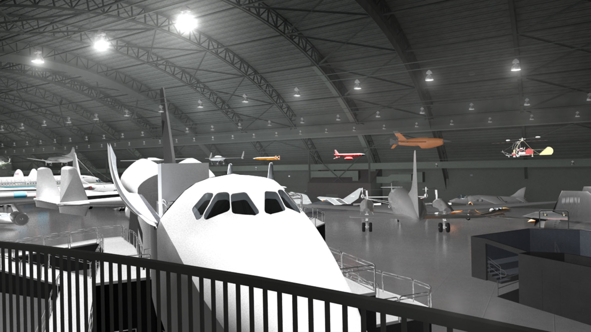 DAYTON, Ohio -- Artist rendering of the interior of the National Museum of the U.S. Air Force's fourth building. (Updated May 2014. Subject to change.) (Graphic courtesy of BRPH Companies Inc.)