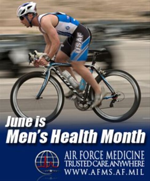 June is Men's Health Month (Facebook timeline) (Air Force graphic/Steve Thompson)