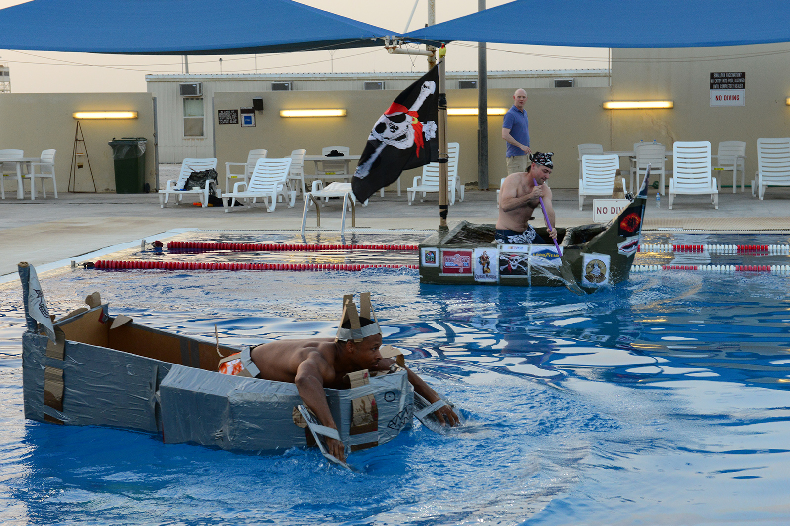 Photos Cardboard Regatta Pirates Of The Deid U S Air Forces Central Article Display