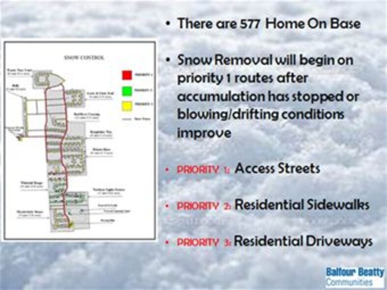 Snow removal priorities
