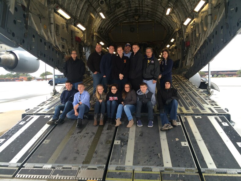 Members of the Civil Air Patrol from the Clearwater Composite Squadron took a ride on a C-17 Globemaster III to Charleston AFB on an Aerospace Education mission, October 31 – November 2. While at Charleston AFB CAP personnel was given a tour by the 315th Air Refueling Wing and an educational briefing by the 701st Air Lift Squadron. (U.S. Air Force Photo/SSgt Adam Borgman)