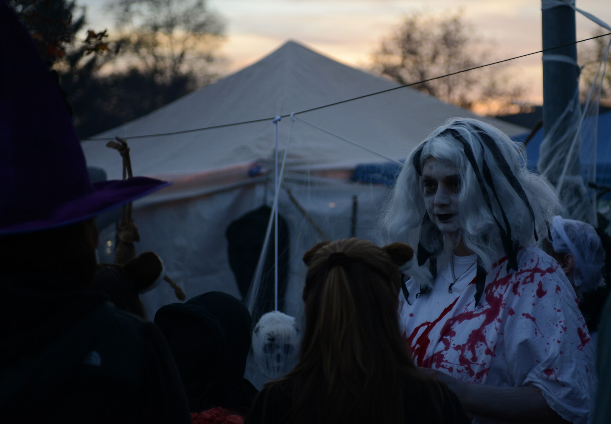 Trick-or-treaters attend Trunk or Treat Oct. 31, 2014, at Ramstein Air Base, Germany. Trick-or-treaters of all ages attended this year’s Trunk or Treat, which included food, movies, games, contests and candy. Courtesy photo (U.S. Air Force photo/Senior Airman Jonathan Stefanko)
