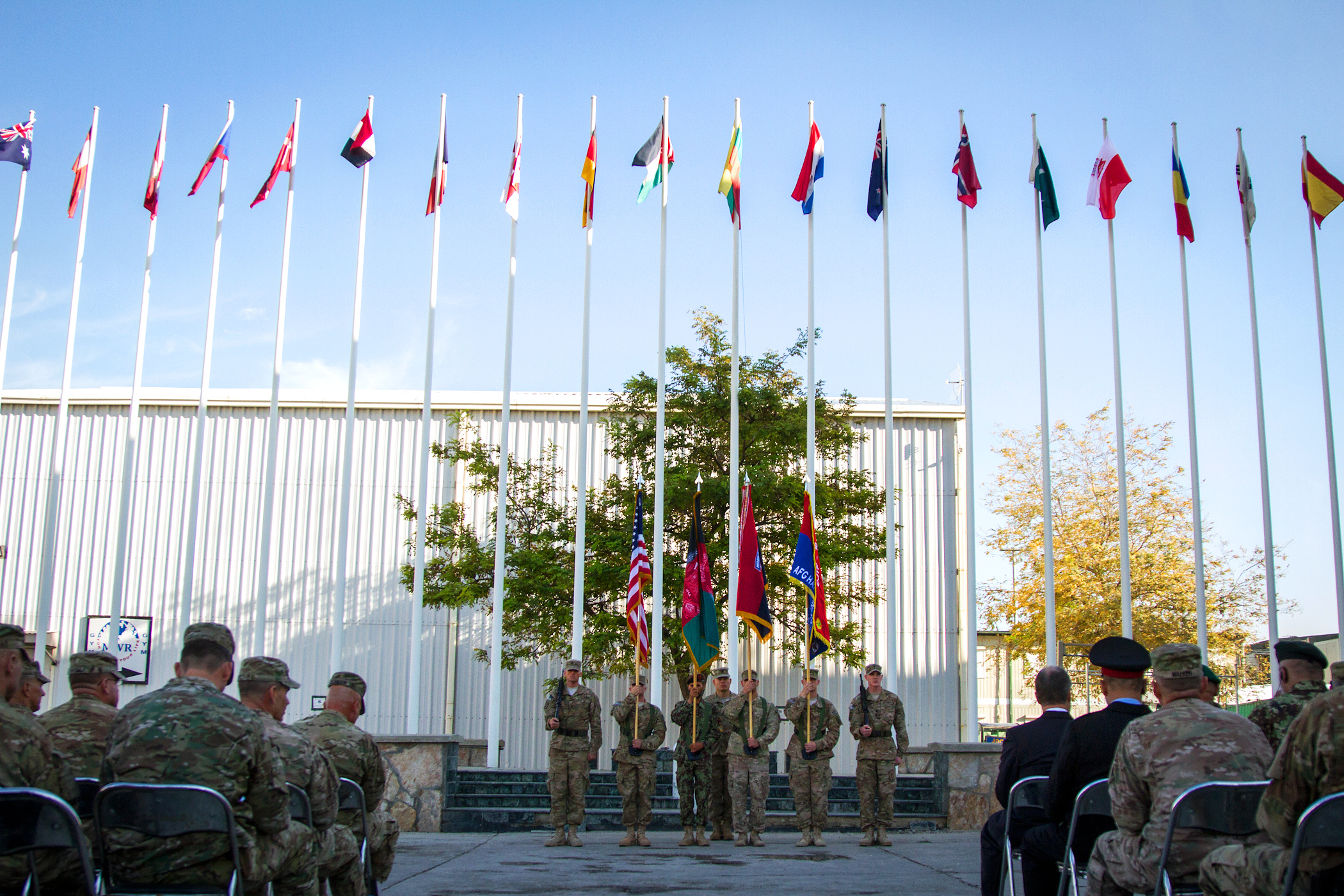 Combined joint task force 10 ended its mission in regional command east