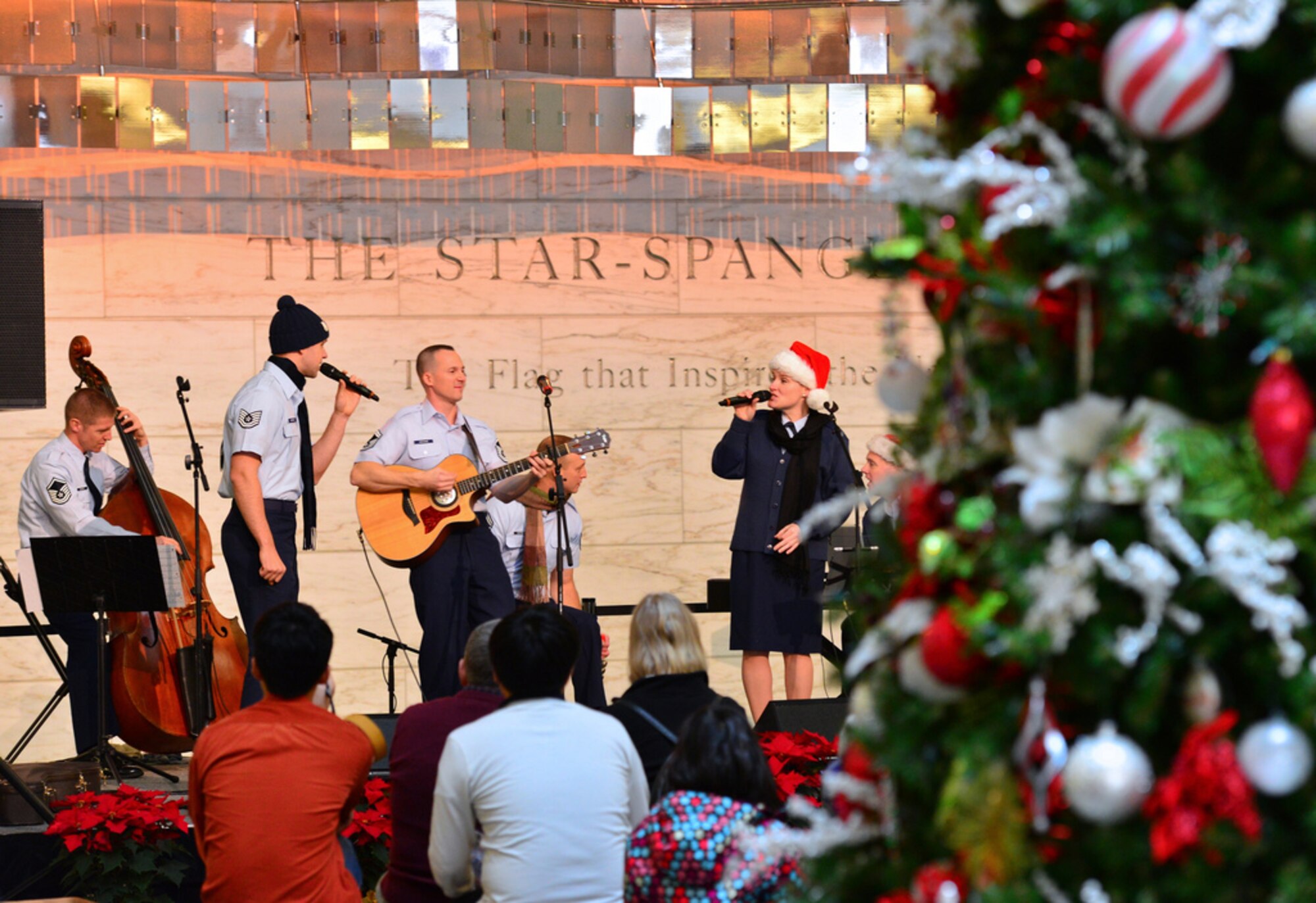 Silver Wings will once again perform for guests at the Smithsonian's
National Museum of American History, on Saturday, Dec. 6 and Sunday, Dec. 7,
at 12:30 p.m., 1:30 p.m. and 2:30 p.m. (U.S. Air Force photo by Senior
Master Sgt. Kevin Burns/released)