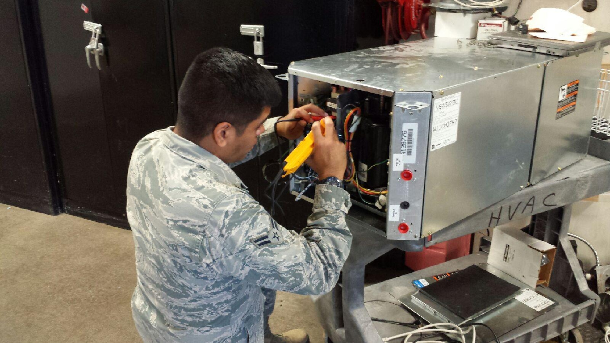Airman 1st Class Jose Hernandez, 460th Civil Engineer Squadron, has been presented as the Top Panther Performer for the week of Nov. 2 – 8. (courtesy photo)