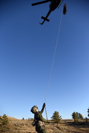 Members from the 40th Helicopter Squadron and the 341st Medical Operations Squadron participated in a search and rescue training exercise Nov. 5th. Since 1968, the 40th HS has recorded more than 400 saves. (U.S. Air Force photo/Airman 1st Class Joshua Smoot)