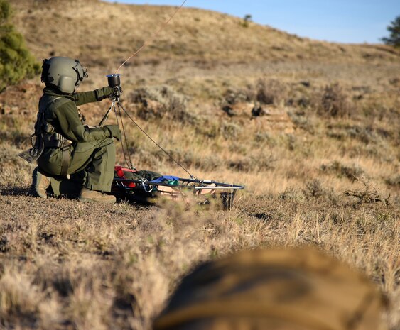Members from the 40th Helicopter Squadron and the 341st Medical Operations Squadron participated in a search and rescue training exercise Nov. 5th. Since 1968, the 40th HS has recorded more than 400 saves. (U.S. Air Force photo/Airman 1st Class Joshua Smoot)