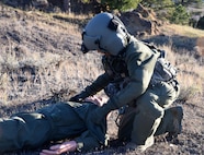 Members from the 40th Helicopter Squadron and the 341st Medical Operations Squadron participated in a search and rescue training exercise Nov. 5th. Since 1968, the 40th HS has recorded more than 400 saves. (U.S. Air Force photo/Airman 1st Class Joshua Smoot)