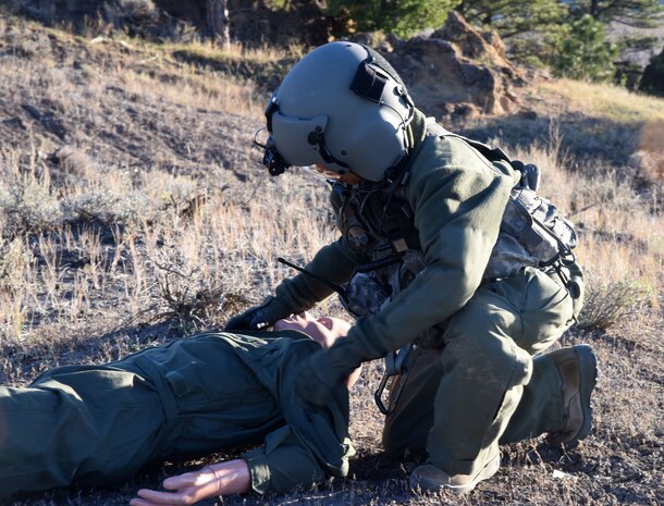 Members from the 40th Helicopter Squadron and the 341st Medical Operations Squadron participated in a search and rescue training exercise Nov. 5th. Since 1968, the 40th HS has recorded more than 400 saves. (U.S. Air Force photo/Airman 1st Class Joshua Smoot)